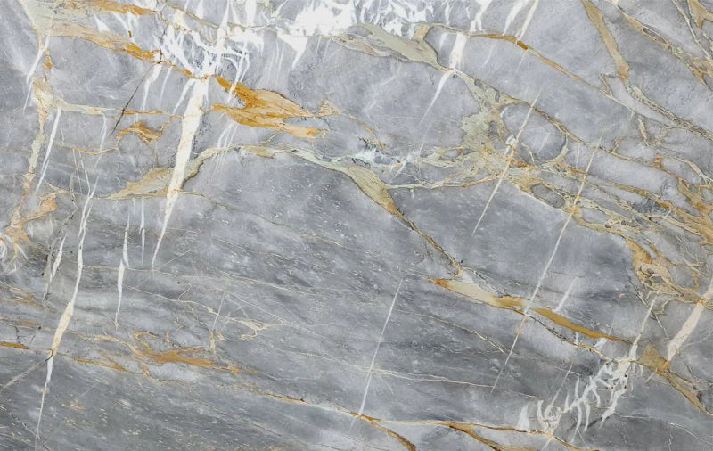 Gris Ardiente Gray Bookmatching Polished Marble Slab