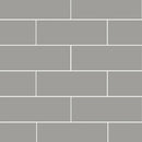 Gris Fonce Glossy Subway Ceramic Tiles 4x12
