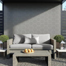 Gris Fonce Matte Hexagon Ceramic Tiles 8 1/4