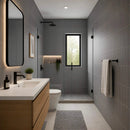 Gris Fonce Matte Subway Ceramic Tiles 4x12