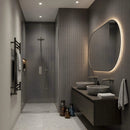 Gris Oscuro Natural Subway Slate Look Porcelain Tiles 4x12