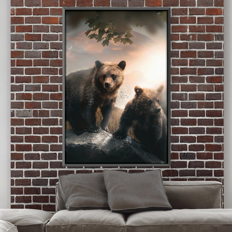 Grizzly Sunrise Canvas