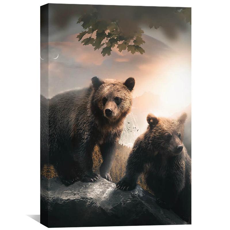 Grizzly Sunrise Canvas