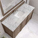 James Martin Bristol 60" Single Bathroom Vanity, Whitewashed Walnut
