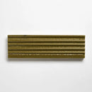 Grove Leather Fluted Glazed Terracotta Tiles 2 1/4x7 9/16