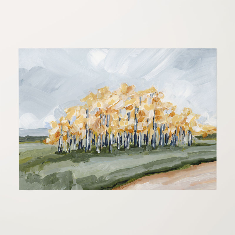 "Grove of Gold" Art Print