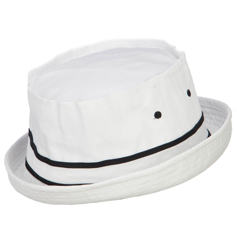 Big Size Striped Hat Band Fisherman Bucket Hat