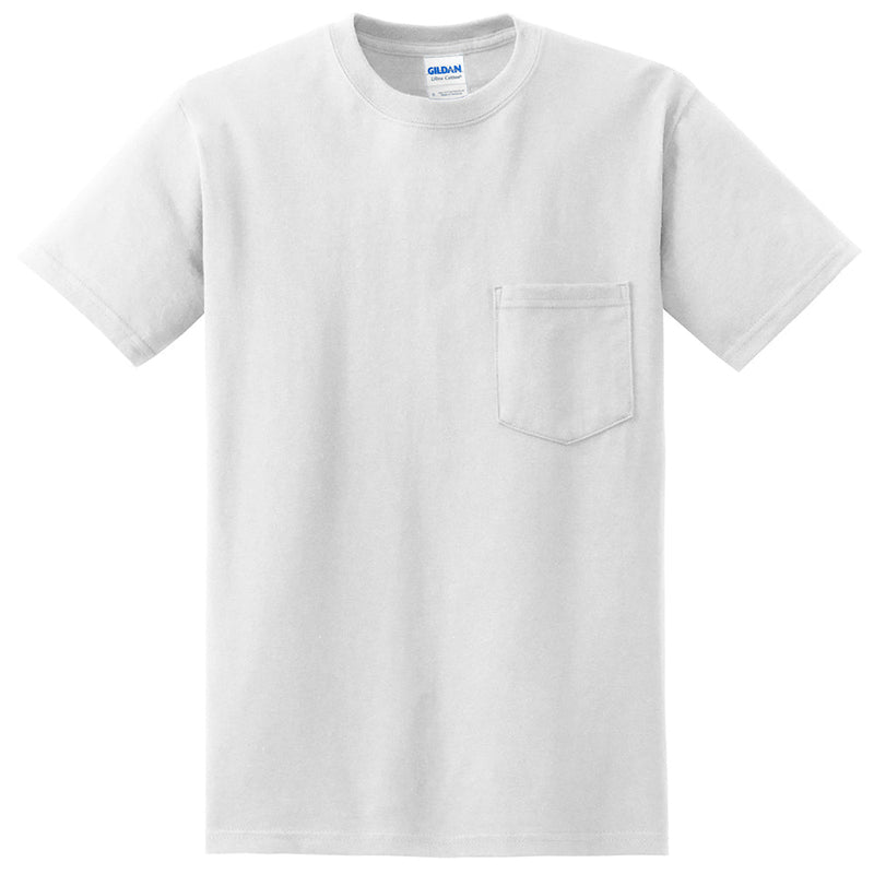 Men's Big Size Ultra Cotton Pocket Crew Neck T-Shirt