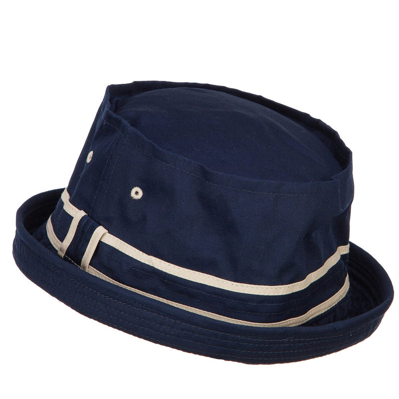 Big Size Striped Hat Band Fisherman Bucket Hat