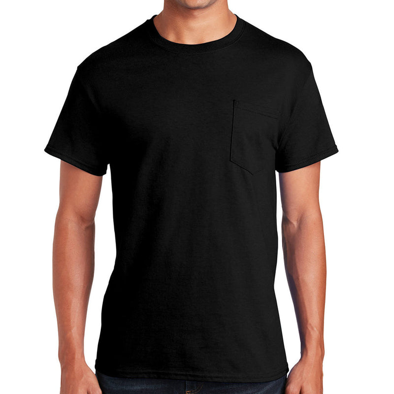 Men's Big Size Ultra Cotton Pocket Crew Neck T-Shirt