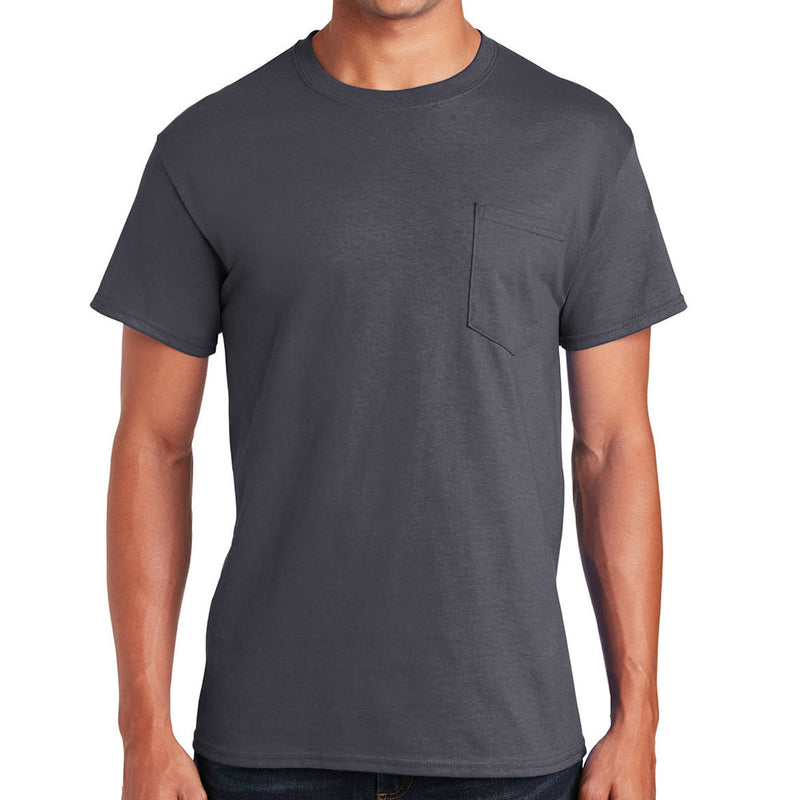 Men's Big Size Ultra Cotton Pocket Crew Neck T-Shirt