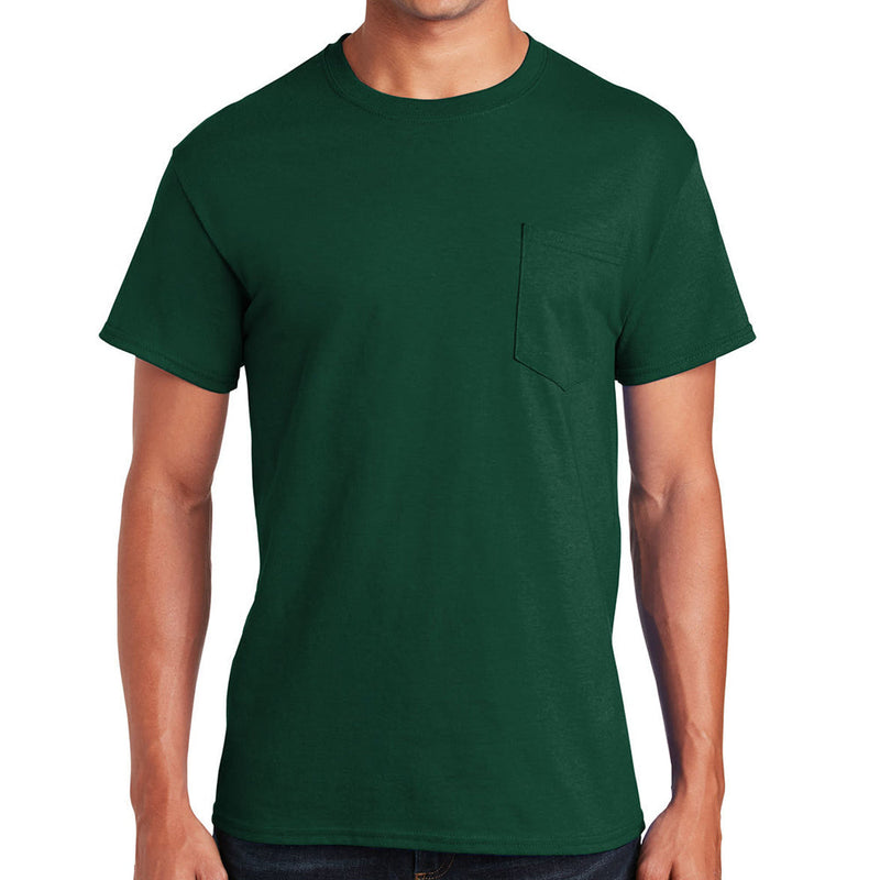 Men's Big Size Ultra Cotton Pocket Crew Neck T-Shirt