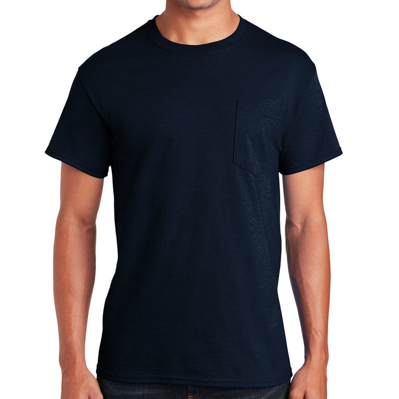 Men's Big Size Ultra Cotton Pocket Crew Neck T-Shirt