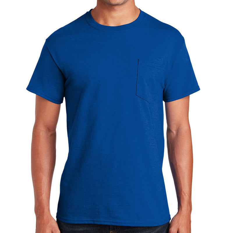 Men's Big Size Ultra Cotton Pocket Crew Neck T-Shirt