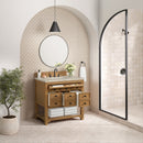 James Martin Malibu 36" Single Bathroom Vanity, Amber Birch