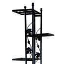 6-Tier Steel Black Plant Stand