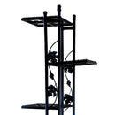 6-Tier Steel Black Plant Stand