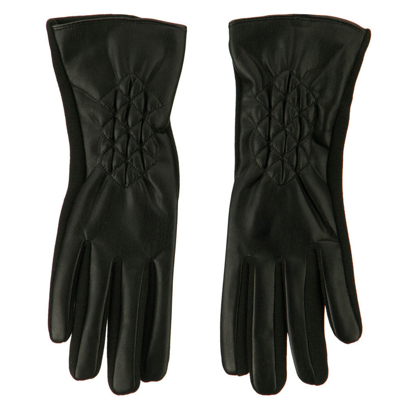 Women's Pleather Texting Glove