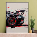 GobekUsa GT3 RS Sports Car Canvas Wall Art