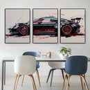 GobekUsa GT3 RS Sports Car Canvas Wall Art