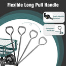 Heavy Duty Garden Utility Cart Wagon Wheelbarrow by LJGDeals