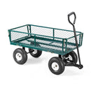 Heavy Duty Garden Utility Cart Wagon Wheelbarrow by LJGDeals