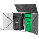 Horizontal Storage Shed 68 Cubic Feet for Garbage Cans by LJGDeals