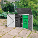 Horizontal Storage Shed 68 Cubic Feet for Garbage Cans by LJGDeals