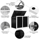 Horizontal Storage Shed 68 Cubic Feet for Garbage Cans by LJGDeals