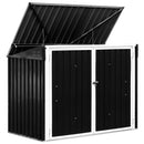 Horizontal Storage Shed 68 Cubic Feet for Garbage Cans by LJGDeals