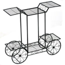 6-Tier Garden Cart Flower Rack Display Decor Pot Plant Holder by LJGDeals