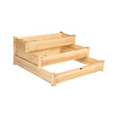 3 Tier Elevated Wooden Vegetable Garden Bed by LJGDeals