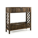 2-Tier Wood Raised Garden Bed for Vegetable and Fruit by LJGDeals