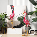 2-Piece Flamingo Garden Statue Set by LJGDeals