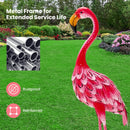 2-Piece Flamingo Garden Statue Set by LJGDeals
