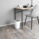 Trash Can - Round - Steel + Wood by Yamazaki Home