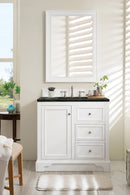 James Martin De Soto 36" Single Bathroom Vanity, Bright White