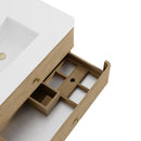 James Martin Allamari 36" Floating Single Bathroom Vanity, Dune Mist