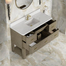 James Martin Lucian 48" Single Bathroom Vanity, Pebble Oak