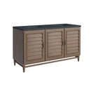 James Martin Portland 60" Double Bathroom Vanity, Whitewashed Walnut
