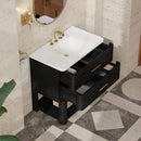 James Martin Lucian 36" Single Bathroom Vanity, Carbon Oak