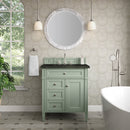 James Martin Brittany 30" Single Bathroom Vanity, Sage Green