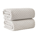 Cotton Diamond Waffle Weave Bath Towel Set - Grayson Collection by Great Bay Home