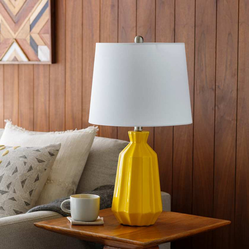 Raseborg Yellow Table Lamp