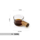 Guanshan hanging ear coffee cup with wood band for kitchen drinkware by Decorbites