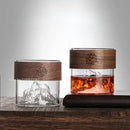 Guanshan hanging ear coffee cup with wood band for kitchen drinkware by Decorbites