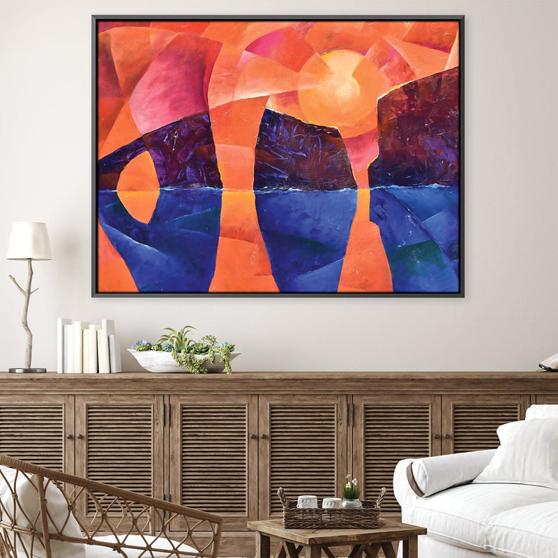 Guardians of the Ocean in Cubism Canvas