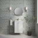 James Martin Chianti 20" Floating Single Bathroom Vanity, Glossy White