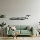 G650 Metal Aircraft Wall Art - NCP0090