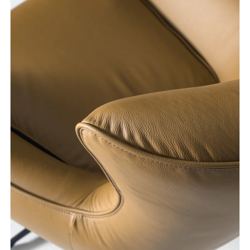Maserati Honey Color Leather Armchair